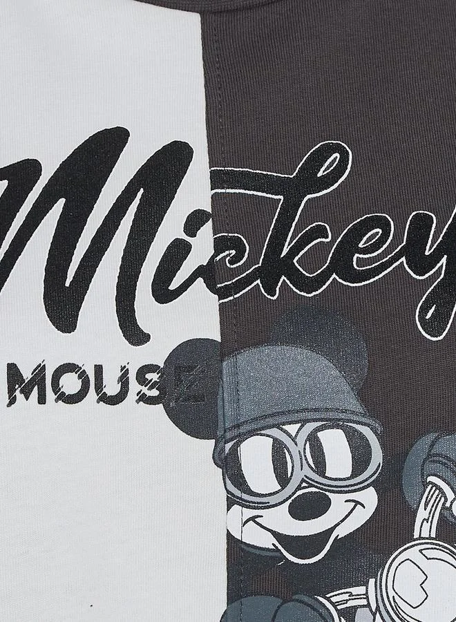 SP Characters Mickey Mouse Print Loose Fit T shirt