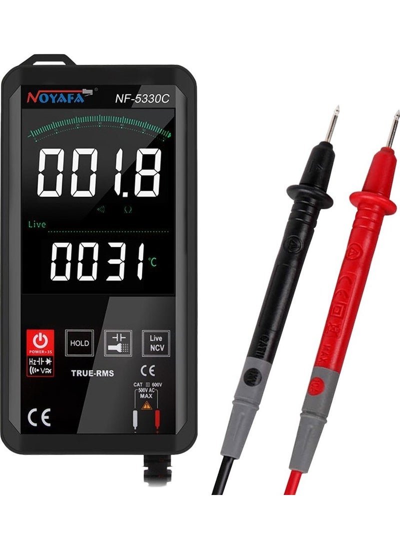 AYT Noyafa NF-5330A LCD Screen Touch Digital Multimeter Measuring Instrument Device Non-Contact Sensing Voice Warning  - Image 2