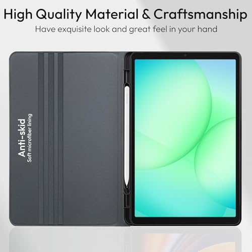 Robustrion Cover for Samsung Galaxy Tab A11 Plus Cover Case 11 inch, Folio Cover Case for Samsung Galaxy Tab A11 Plus Cover/Tab A11+ Tablet Cover with Pencil Holder - Marble Lilac - Image 5