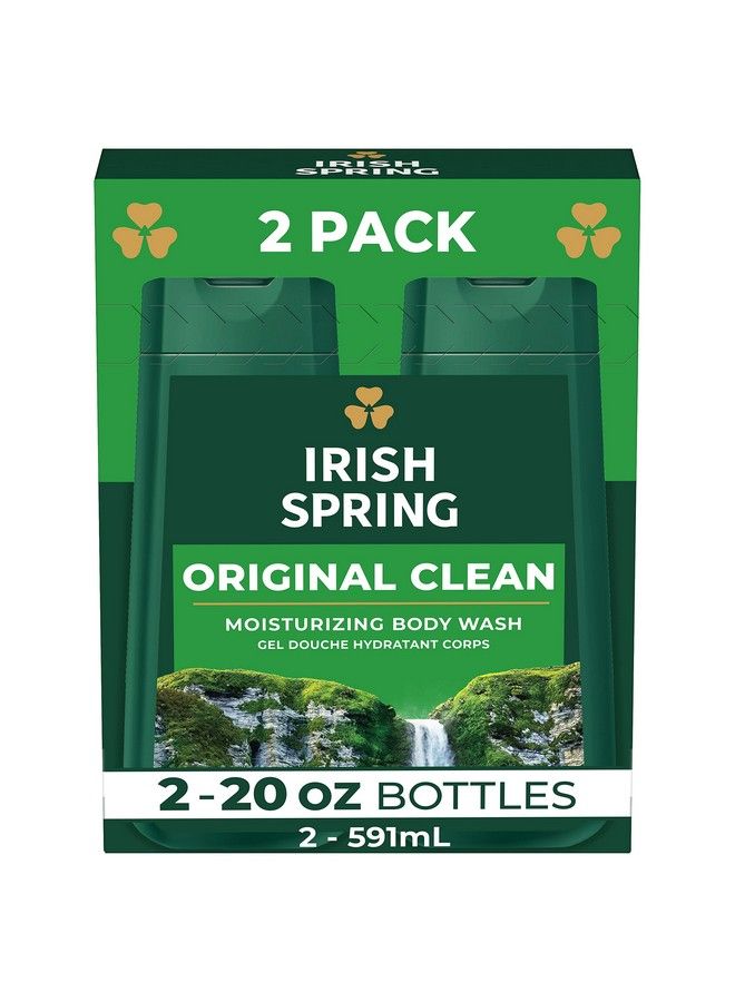 Irish Spring Original Clean Body Wash 20 Oz 2 Pack - Image 1