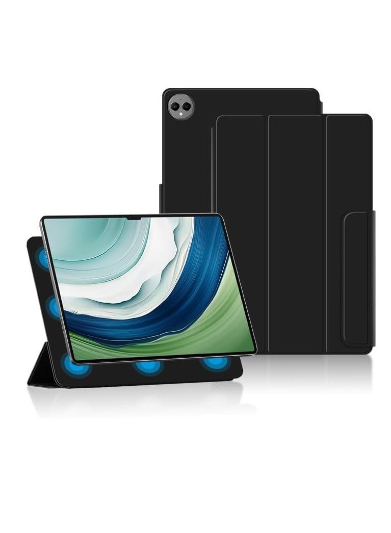 عام غطاء حافظة للكمبيوتر اللوحي متوافق مع Huawei MatePad Pro 13.2 حافظة مغناطيسية رفيعة للكمبيوتر اللوحي، غطاء خلفي نحيف من مادة TPU مع إغلاق مغناطيسي وغطاء ذكي مع خاصية الإيقاظ/السكون التلقائي متوافق مع Huawei MatePad Pro 13.2i - Image 1