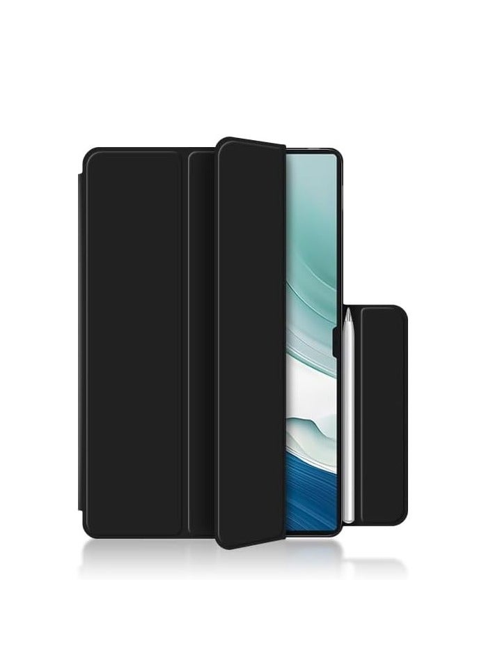 عام غطاء حافظة للكمبيوتر اللوحي متوافق مع Huawei MatePad Pro 13.2 حافظة مغناطيسية رفيعة للكمبيوتر اللوحي، غطاء خلفي نحيف من مادة TPU مع إغلاق مغناطيسي وغطاء ذكي مع خاصية الإيقاظ/السكون التلقائي متوافق مع Huawei MatePad Pro 13.2i - Image 3