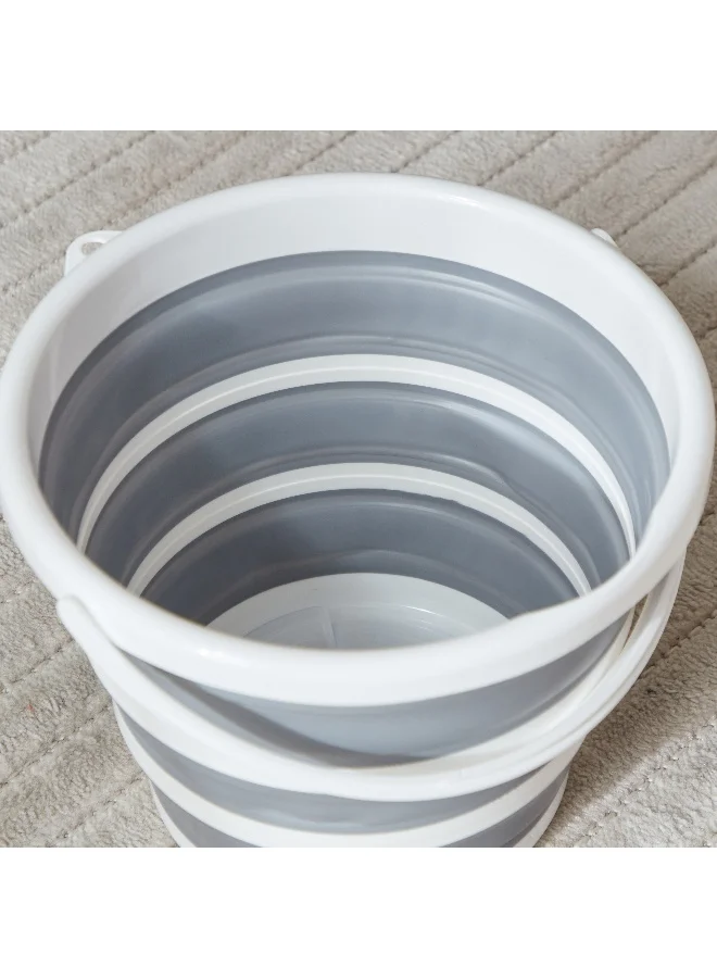 هوم بوكس دلو قابل للطي موفر للمساحة 10.5 لتر