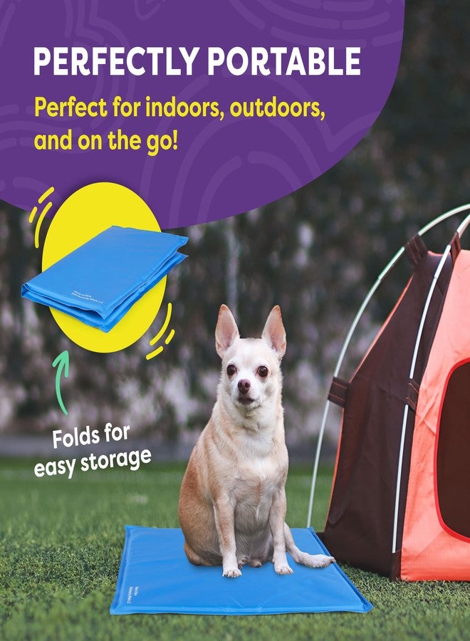 Hertzko Dog Mat & Chew Toy Set - Gel Pad with Innovative Gel Technology - Portable, Non-Toxic Pet Mat for Small to Medium Dogs & Cats up to 55 lbs - Ideal for Hot Days, Indoor & Outdoor Use - Image 4