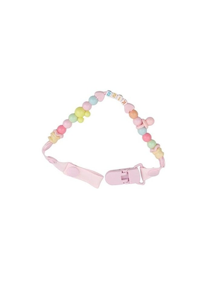 BLOOMING TIME Baby Beads Chain Rope Anti-Drop Pacifier Clip Teether Nipple Holder Leash 