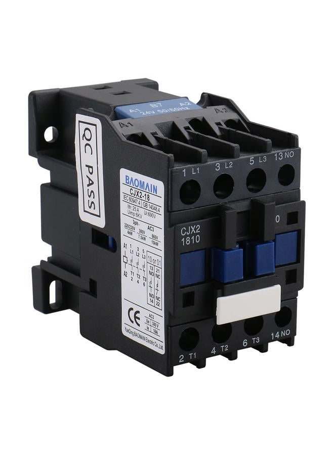 Baomain AC Contactor CJX2-1810 24V 50Hz Coil Normally Open 3 Pole 32A - Image 1
