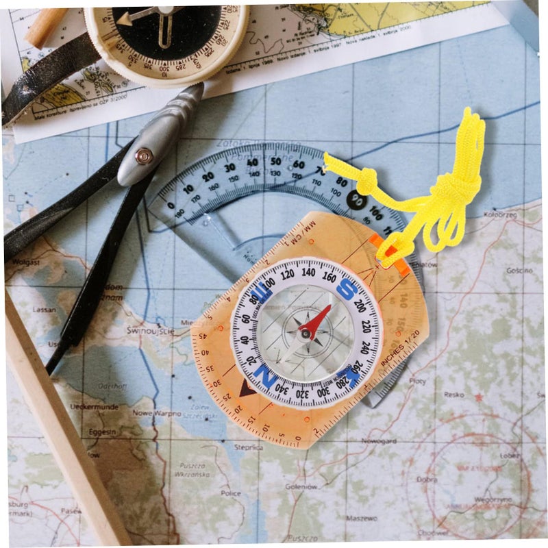 Orienteering Compass For Outdoor Hiking Lightweight Navigation Tool Pointer - Image 5