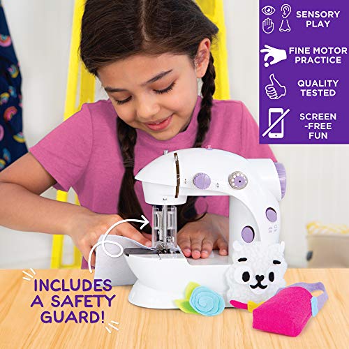 Made By Me My Very Own Sewing Machine for Beginner, Portable Battery Powered First Sewing Machine for Kids Ages 8+, Includes Fabric, Thread, Measuring Tape, & Stuffing, - Image 5