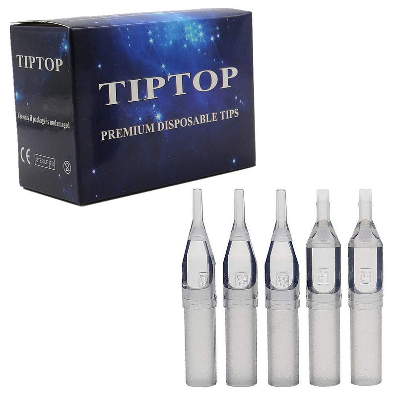 Autdor Tattoo Needles and Tips Kit - Autdor 50pcs Disposable Mixed Tattoo Needles + 50pcs Mixed Disposable Tattoo Tips, 5pcs of each 3RL 5RL 7RL 9RL 5RS 7RS 9RS 5M1 7M1 9M1 3RT 5RT 7RT 9RT 5FT 7FT 9FT - Image 3