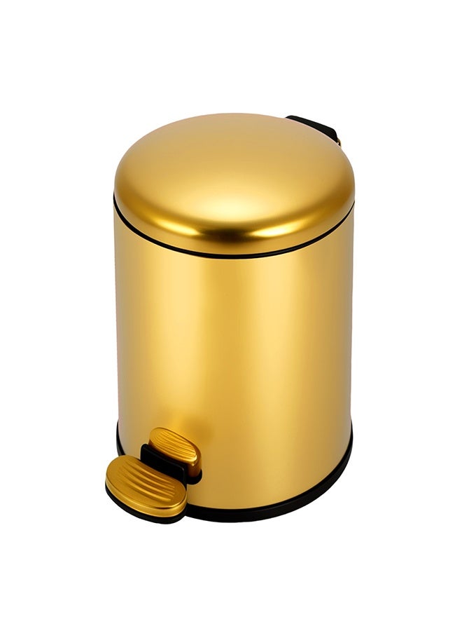 JCB CHIC Garbage Bin, Bathroom Wastebasket, Plastic Large capacity Trash Can, Living Room Kitchen Bathroom Round Waste Bin 6L - Image 1