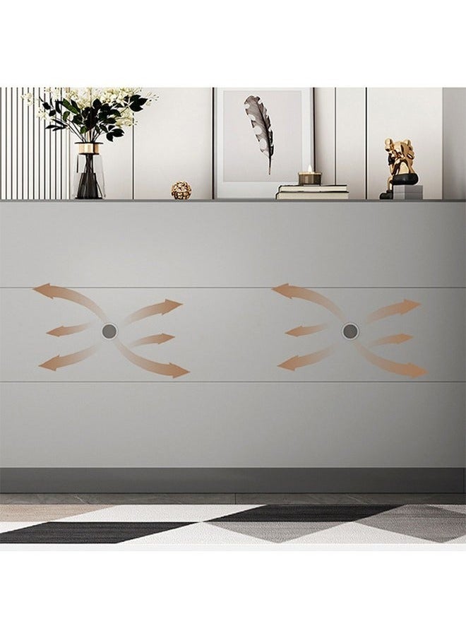 إن كي أكس خزانة أحذية فاخرة متعددة الوظائف للمدخل وأدراج تخزين 90 سم - Image 5