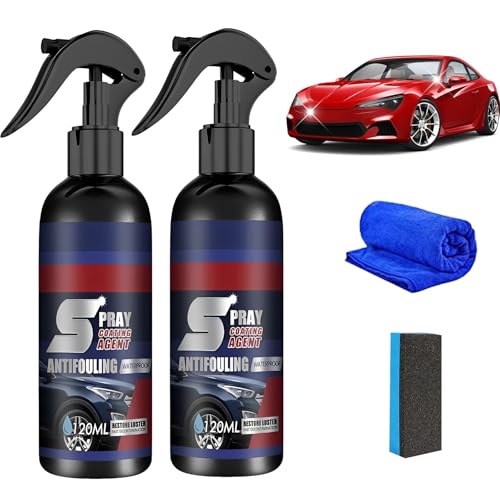 Compensai Rayhong Antifouling SprayAntifouling Spray for CarsMultiFunctional Coating Renewal Agent Sp rayRayhong S pray Coating Agent3 in 1 High Protection Quick2Pcs - Image 1