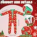UPINS 4 Pcs Santa Doll Clothing Accessories Set Doll Clothing Pajamas and Nightgown Christmas Doll Costume for elf Dolls Santa and Snowman Classic Style Pajamas for Holiday Decorations - Image 4