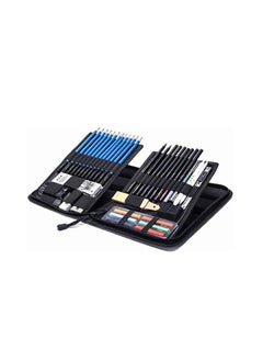 H&B H&B Professional Drawing Sketching Pencils with Carrying Bag Art Supplies Sketch Tool Set - 48 Pieces  - Image 3