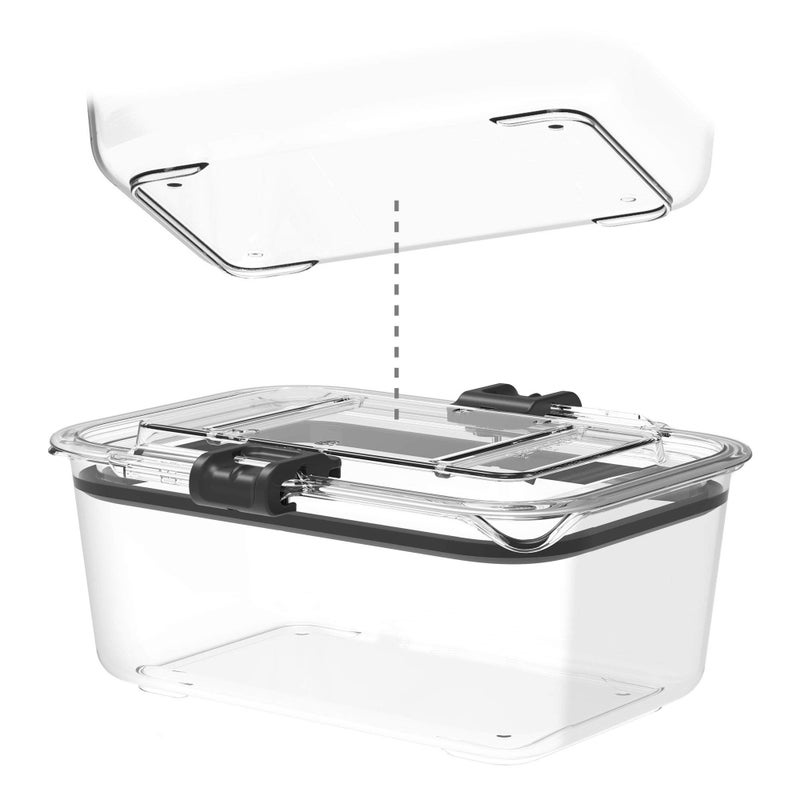 Prepara Latchlok 17.6 Cup Tritan Food Storage Container, Clear - Image 3