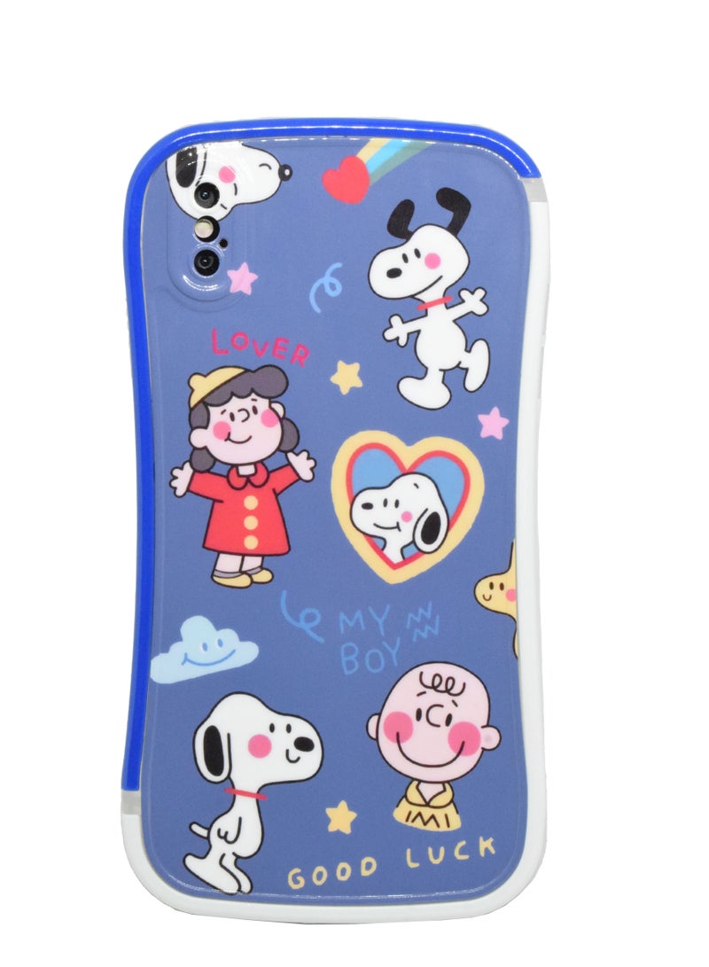 Houmt iPhone XS Max Case Cover with Cute Cartoon Good Luck Design Hard Back Shockproof Protective TPU Compatible with Apple iPhone XS Max Cover - Image 1