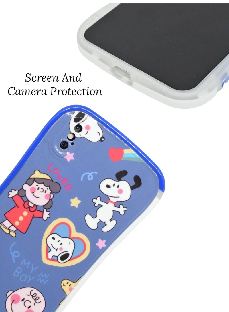 Houmt iPhone XS Max Case Cover with Cute Cartoon Good Luck Design Hard Back Shockproof Protective TPU Compatible with Apple iPhone XS Max Cover - Image 2
