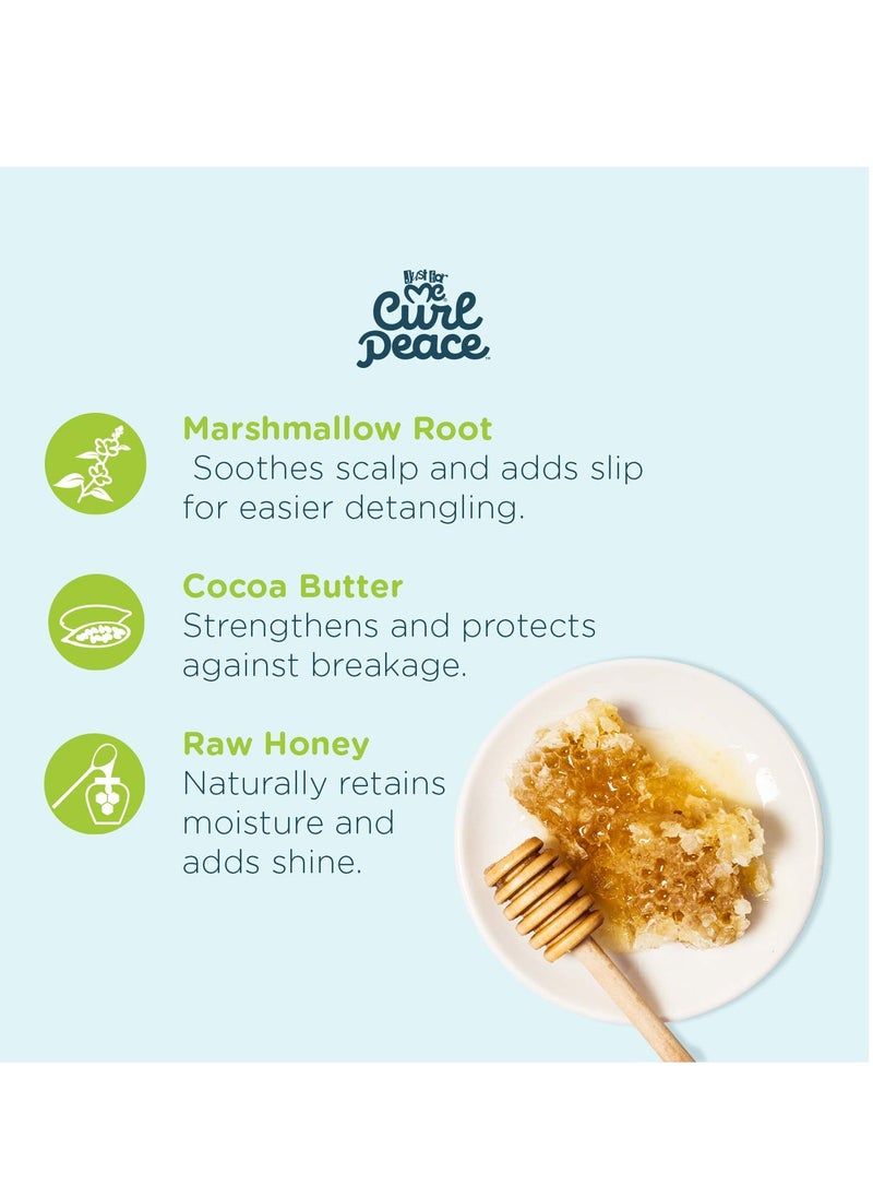Just for Me Just For Me Curl Peace Ultimate Detangling Conditioner (3 Pack) - Nourishes & Replenishes, Contains Marshmallow Root Extract, Cocoa Butter & Raw Honey, Sulfate Free, No Animal Testing, 12 oz  - Image 4