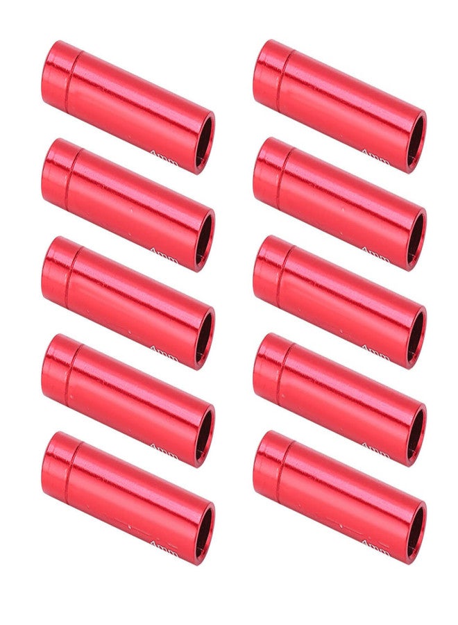 RISK 10Pcs Bicycle Shift Cable End Caps Aluminum Alloy 4mm Shift Cable End Caps for Road Mountain BikeRed - Image 5