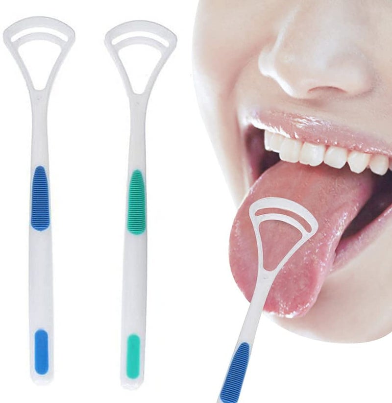 SCHUBERT Oral Tongue Cleaner Brush Scraper, Set Of 2 pcs(color & design may vary) - Image 2