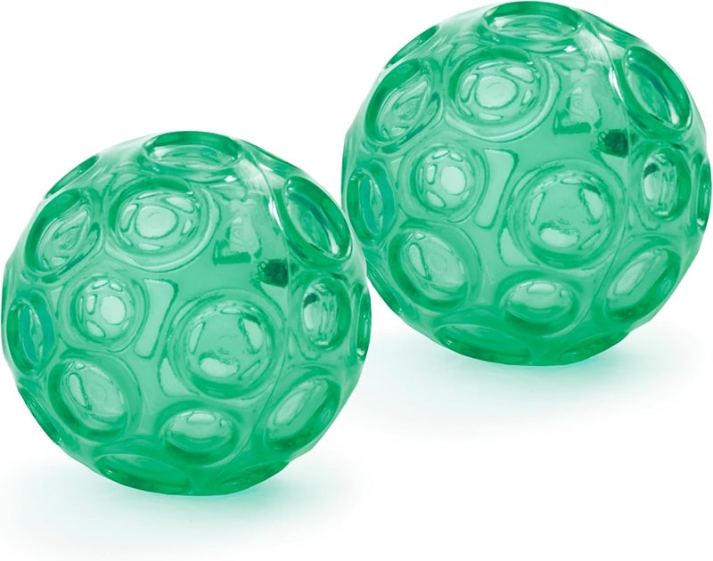 OPTP Franklin Textured Ball Set - 2 Inflatable Massage Balls for Self-Massage and Muscle Relief - Image 1