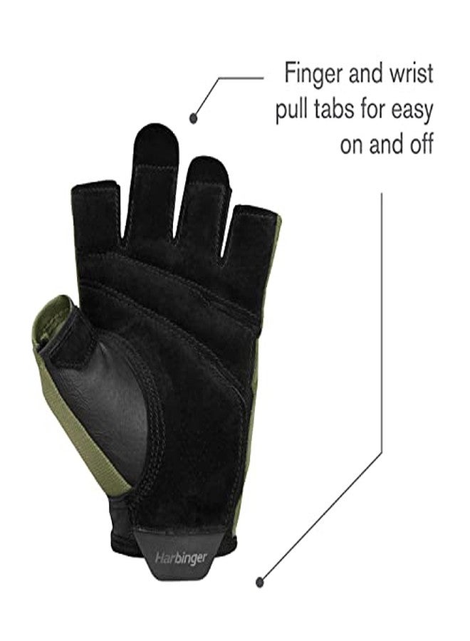 Harbinger Power Gloves 2.0 for Weightlifting, Training, Fitness, and Gym Workouts - Unisex (Green, XL) - Image 4
