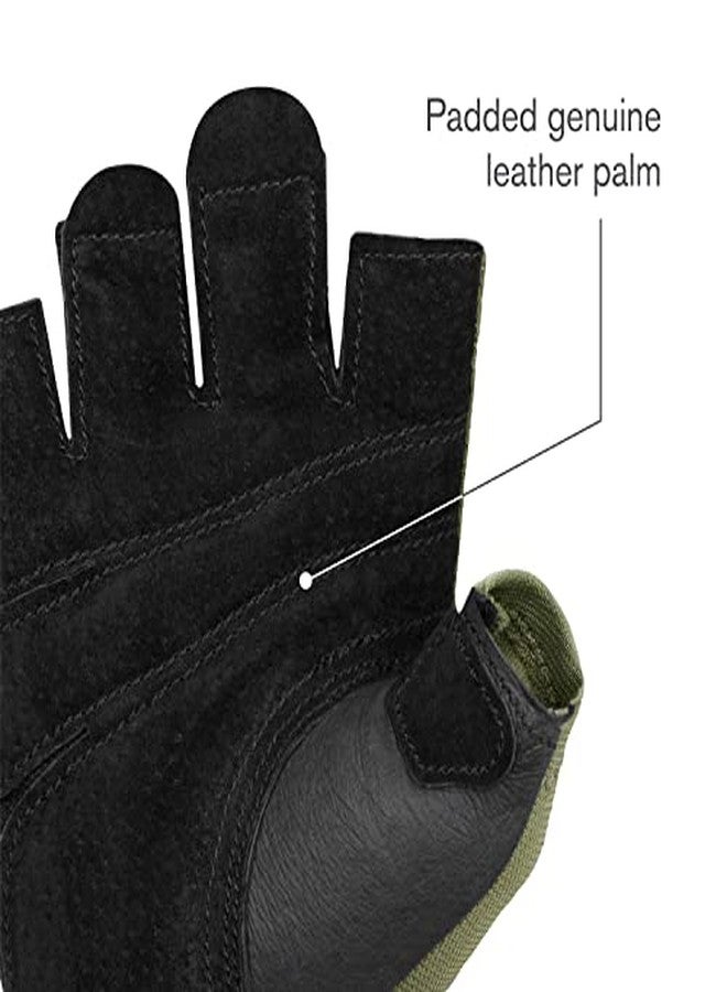 Harbinger Power Gloves 2.0 for Weightlifting, Training, Fitness, and Gym Workouts - Unisex (Green, XL) - Image 3