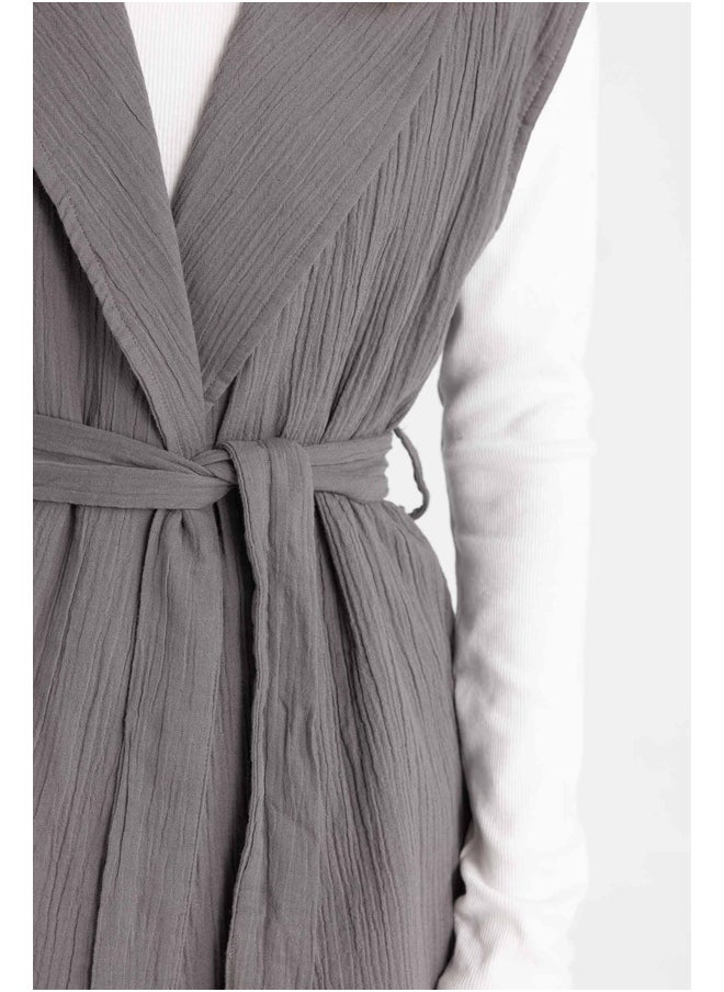DeFacto - Woman Blazer Collar Sleeveless Vest - Image 1