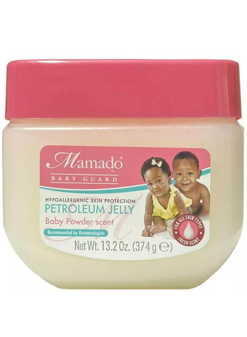 Mamado Baby Guard Petroleum Jelly Baby Powder Scent 374g