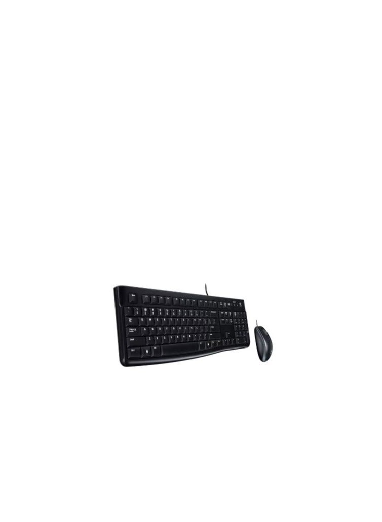 Logitech Wired Desktop Mk120 Keyboard And Mouse  - Image 1