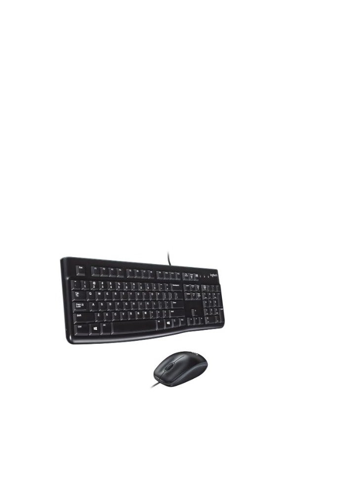 Logitech Wired Desktop Mk120 Keyboard And Mouse  - Image 4
