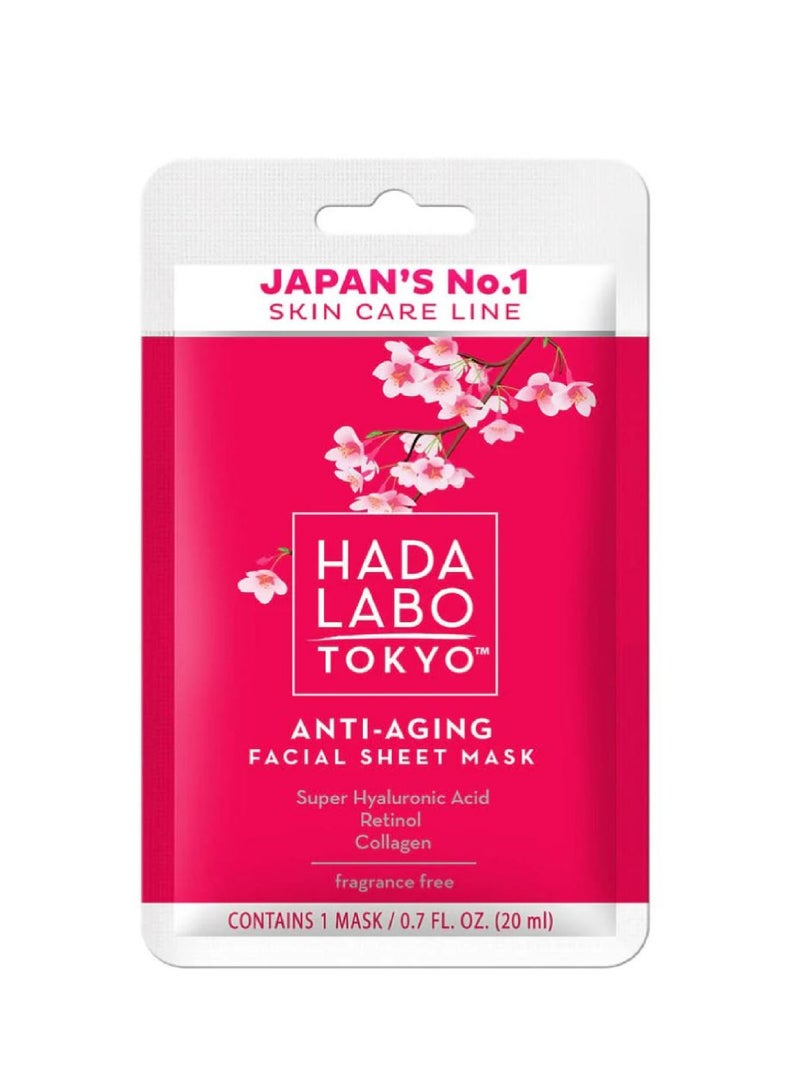 Hada Labo Tokyo Anti-Aging Facial Sheet Mask 20ml