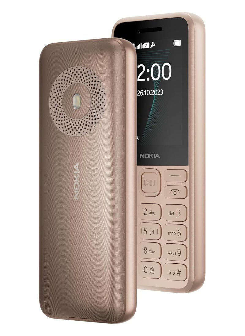 AWALOR - Nokia 130 4G Dual Sim Big Button Phone 4MB Ram Music Built-in Powerful Loud Speaker with Music Player and Wireless FM Radio Dedicated Music Buttons Large 2.4” Display - Image 1