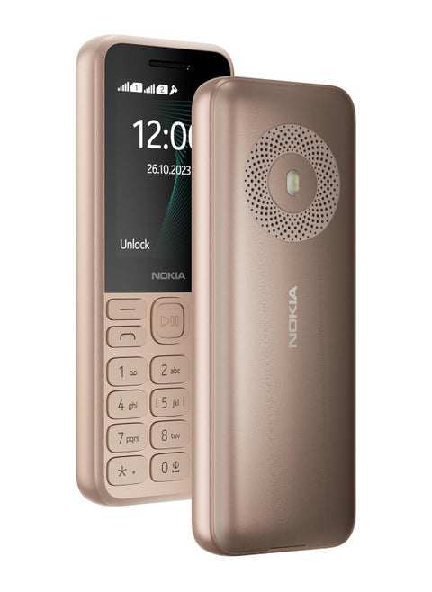 Nokia 130 4G Dual Sim Big Button Phone 4MB Ram Music Built-in Powerful Loud Speaker with Music Player and Wireless FM Radio Dedicated Music Buttons Large 2.4” Display