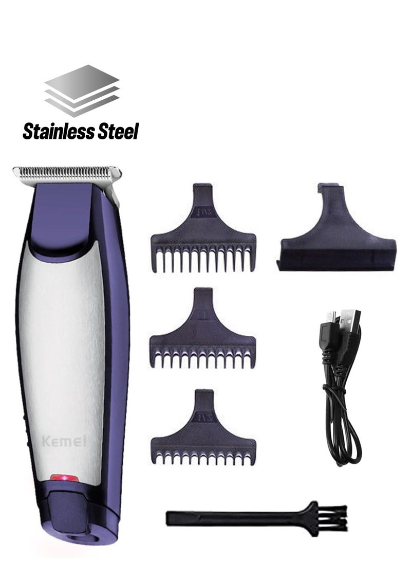 ELTRAZONE ELTERAZONE Men's Self-Cut Hair Trimmer Waterproof Cordless Rechargeable Hair Cutting Clippers Groomer with Stainless Steel - Image 1