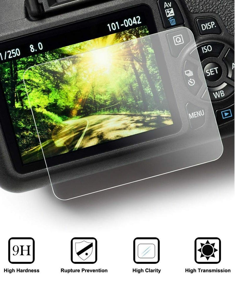 Action Pro 9H Nano Hammer Proof Screen Guard Protector Compatible With Canon EOS 5D Mark 4 / 5DS R Digital DSLR Camera - Image 2