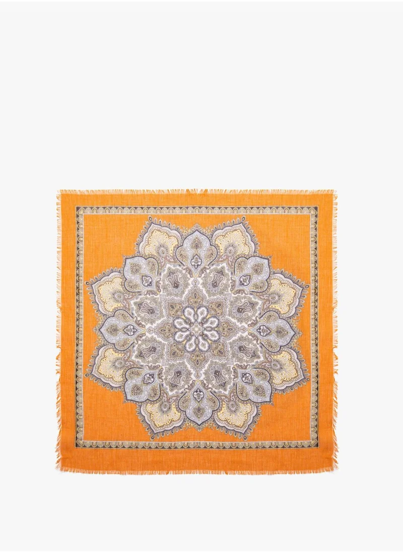 كوتون Patterned Shawl