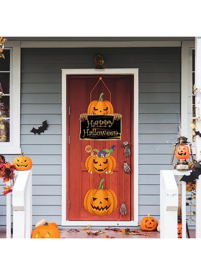 Magic Hat Halloween Door Hanging Decorations Set of 3 Spooky Indoor Outdoor Decor - Image 5