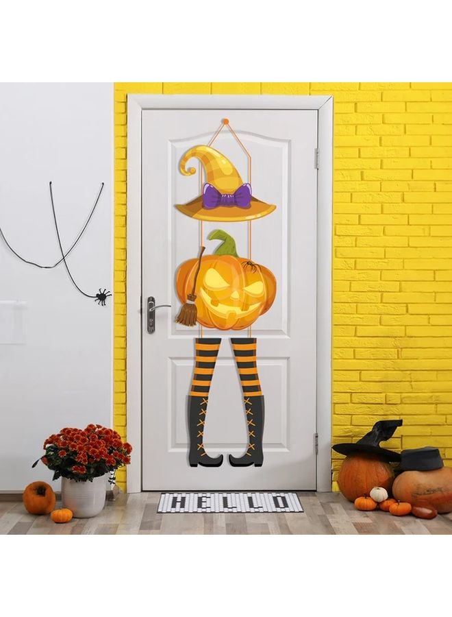 Magic Hat Halloween Door Hanging Decorations Set of 3 Spooky Indoor Outdoor Decor - Image 1