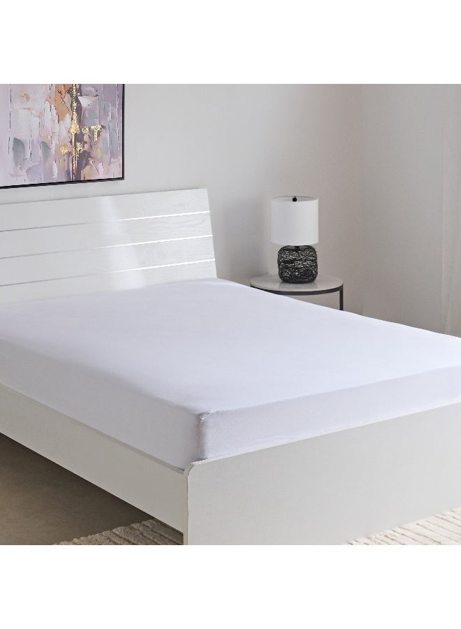 Home Box Essential Double Cotton Fitted Sheet 200 x 36 x 140 cm - Image 2