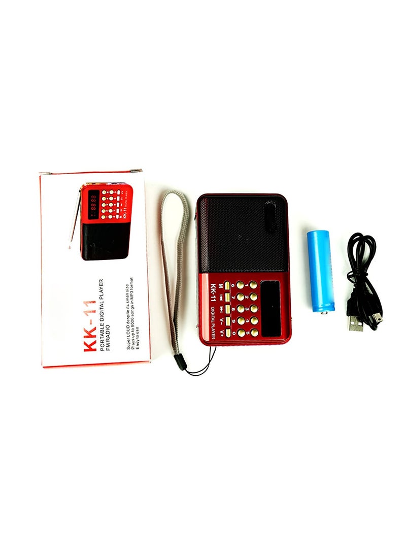 Portable Radio Multifunctional Handheld Digital Radio Support Earphone Hole USB Rechargeable TF Card For Elderly Home Outdoor  - Image 2