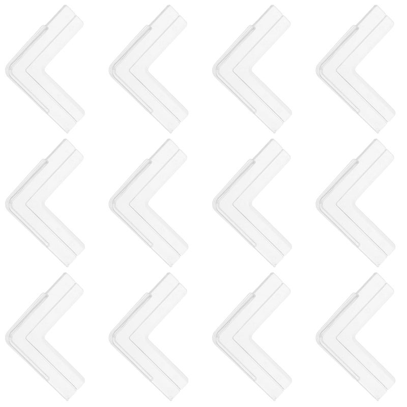 20 قطعة من واقيات الزوايا البيضاء من PVC القابلة للتعديل لحماية حواف أثاث المنزل والمكتب - Image 2