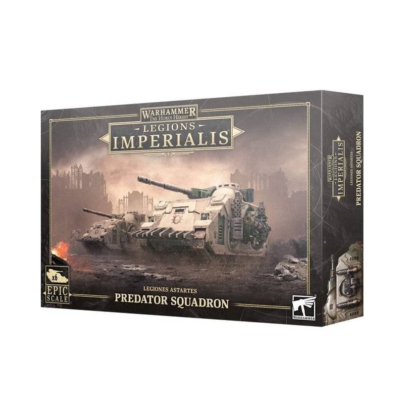 Warhammer Games Workshop Horus Heresy  Legions Imperalis Predator Squadron Epic Scale - Image 3