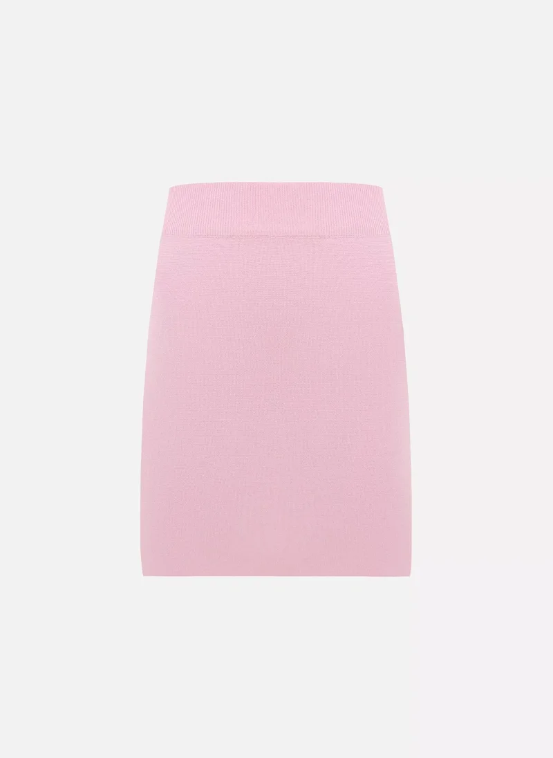 Lichi  Straight-cut knitted mini skirt for Women | Best Price UAE