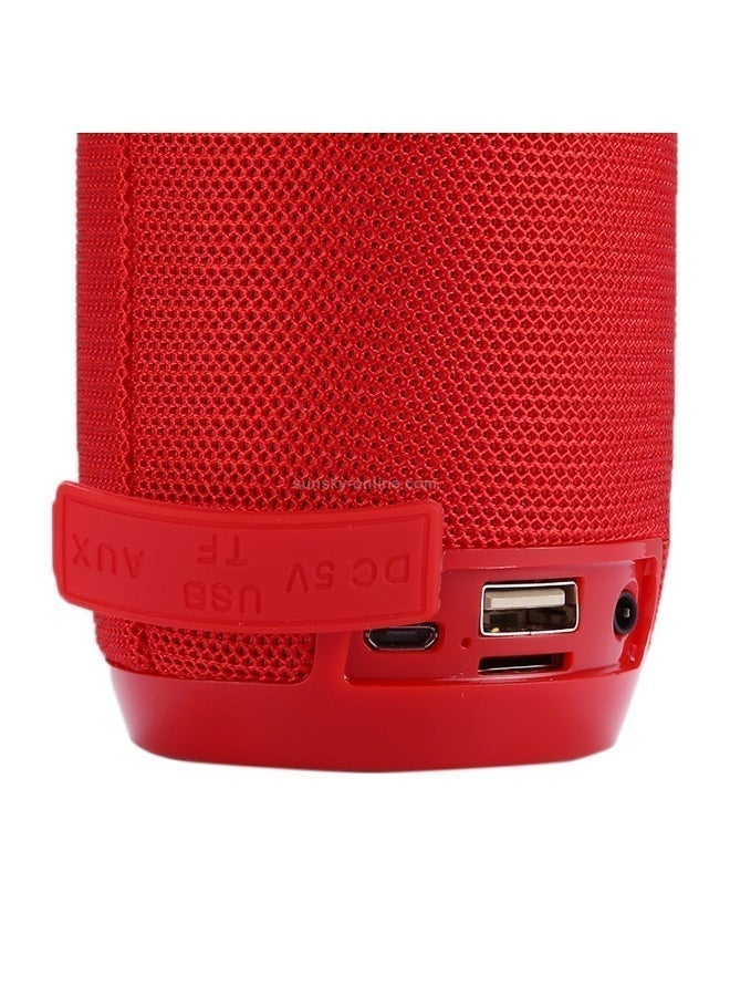 TG106 Portable Wireless Bluetooth V4.2 Stereo Speaker with Handle, Red - Image 3