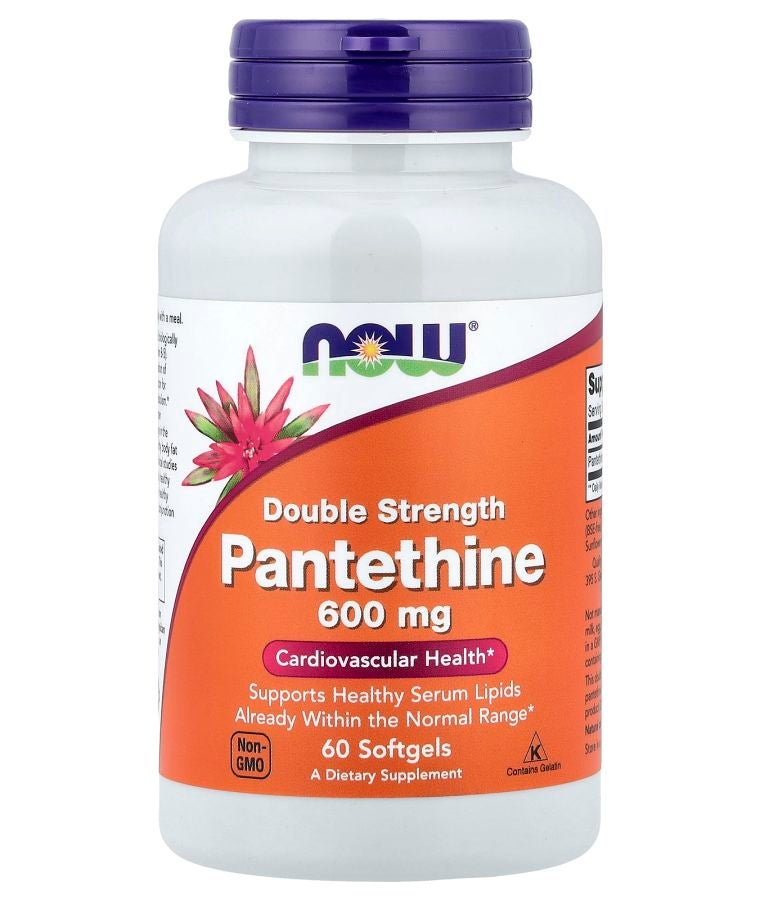 now Pantethine 600 mg 60 Softgels