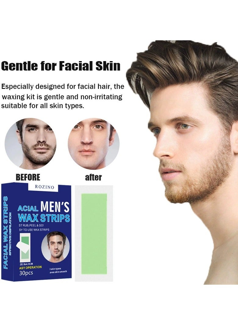 Rozino Hair removal wax paper lip hair leg hair armpit hair tear-off wax hair removal sticker artifact lip body hair removal - Image 3