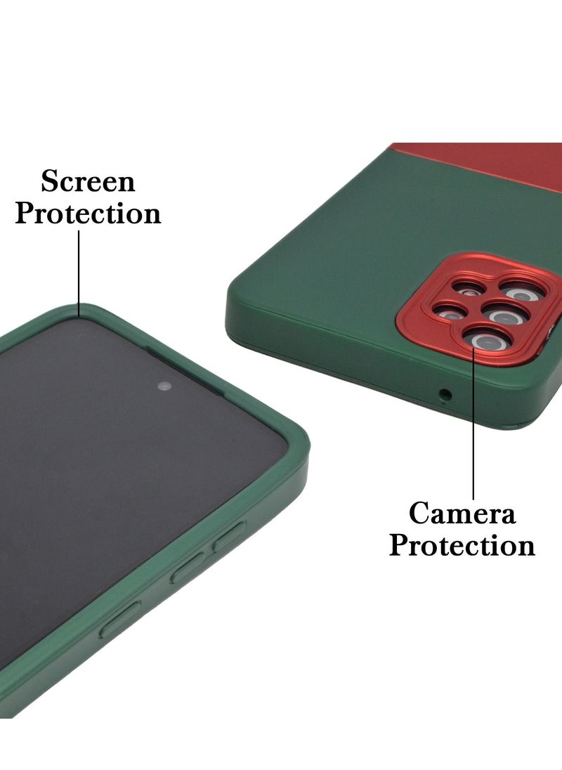 Houmt Samsung A72 Case Cover Soft Silicone Slim Protective Shockproof with Anti-Scratch Microfiber Cloth Lining Back Cover 360 Degree Protection  - Image 2