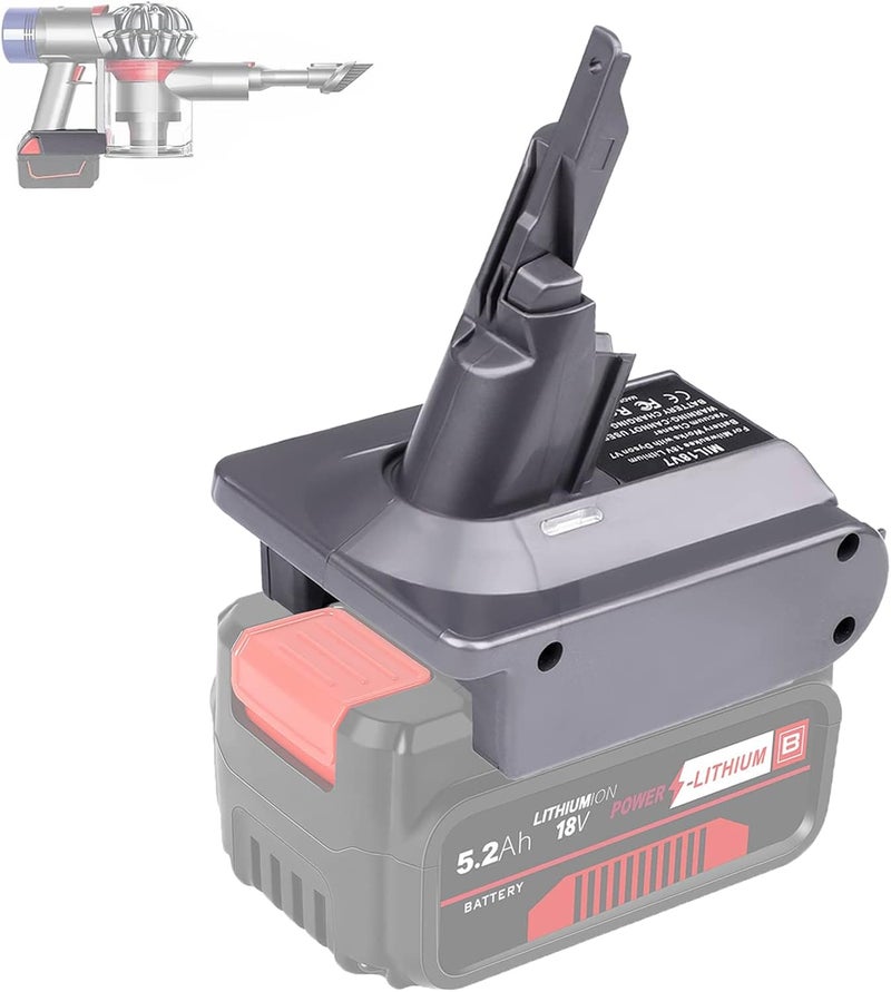 BTRUI محول V7 لبطارية Einhell 18V Power X Series ليثيوم لمكنسة Dyson V7 Animal اليدوية ومحول المكنسة الكهربائية (محول EIN18V7) - Image 1