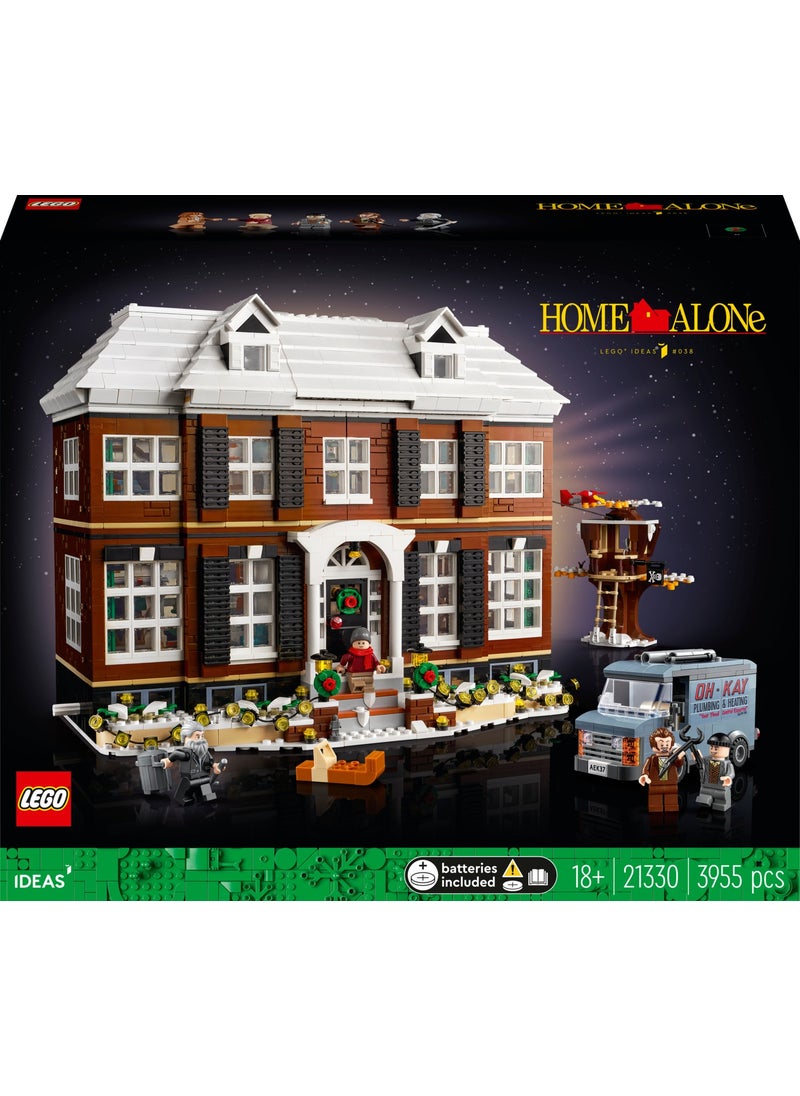 LEGO - ® Ideas Home Alone 21330 - Collectible and Displayable Creative Model Building Set with Home Alone Movie House for Adults (3957 Pieces) - Image 1